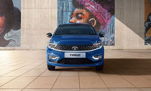 Tata Tiago blue variant