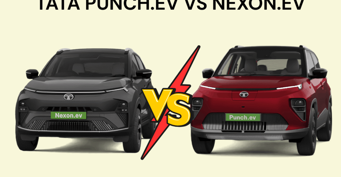 Tata Punch.ev vs Nexon.ev
