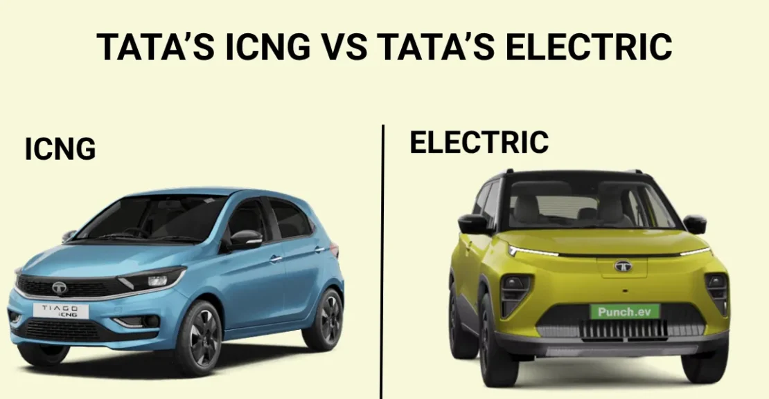 Tatas iCNG vs Electric