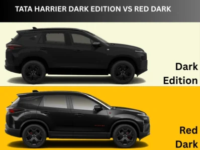 Tata Harrier Dark Edition vs Red Dark